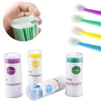 Dental small brush single-head applicator stick disposable fluoro brush protective small  brush